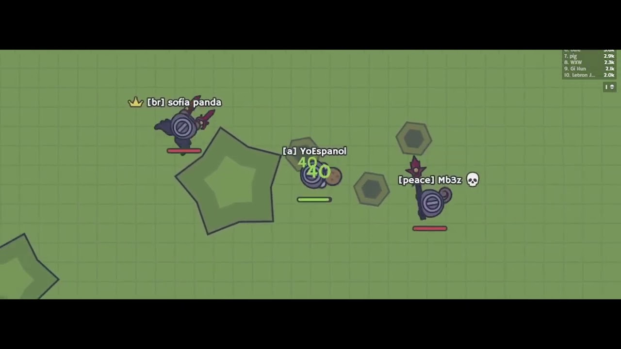 MooMoo.io playing with friends in miami