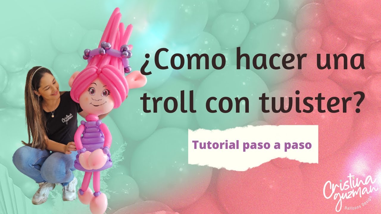Muñeca Troll, aprende paso a paso.