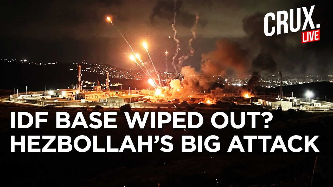 BREAKING LIVE | Israel Navy Base Hit By Massive Hezbollah Missile Attack | Haifa | IDF | Netanyahu