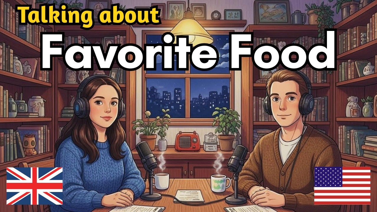 Talk About Your Favourite Foods in English | Easy & Fun English Conversation