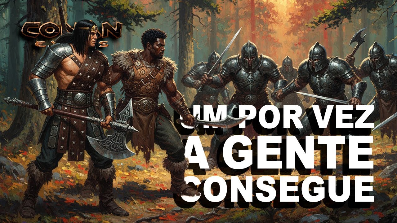 CONAN EXILES SAGA - Legend Of Shem - Eu Corro e Você Bate!