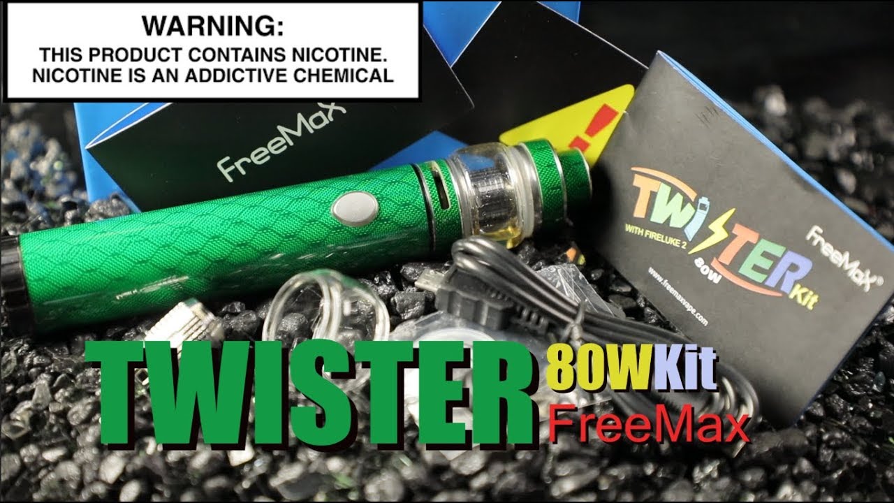 TWISTER 80W Kit By FreeMax ~Vape Kit Review~