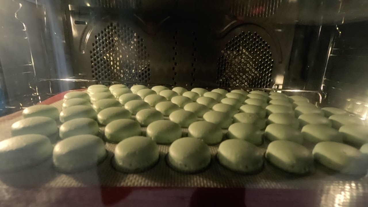 Strawberry & Vanilla Cloud Macarons | Art of Pastry Italian Meringue Method