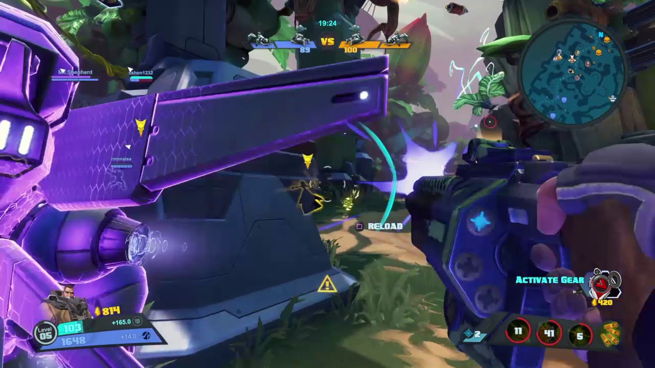 Battleborn_Ghalt, fighting hard to get the win