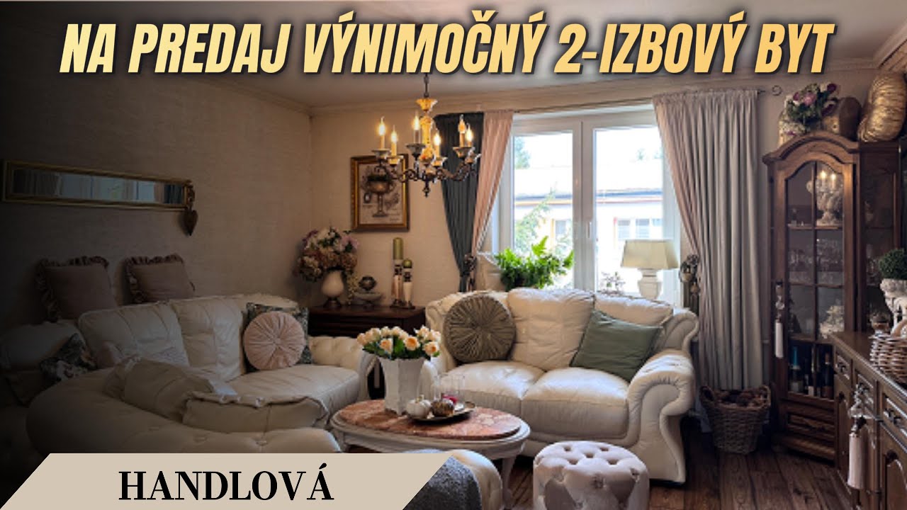 Renata Greschner REAL, NA PREDAJ výnimočný 2-izbový byt v Handlovej