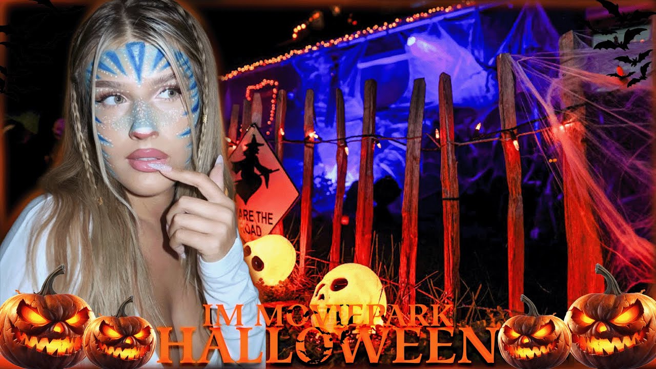HALLOWEEN IM MOVIE PARK MIT SOPHIE 🎃🥰  – GRUSELHÄUSER, ACHTERBAHNEN & SPASS👻🔥