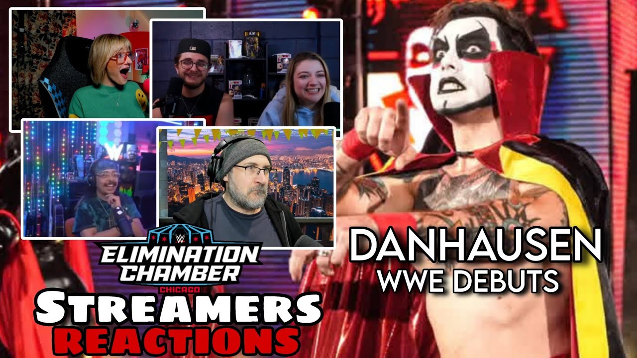 Danhausen Debuts at Elimination Chamber | Streamers React #wwe
