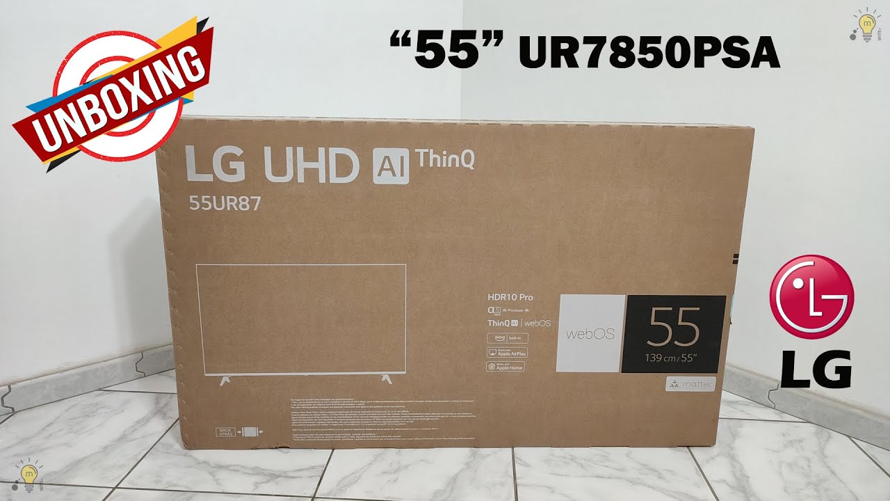 Unboxing TV LG 