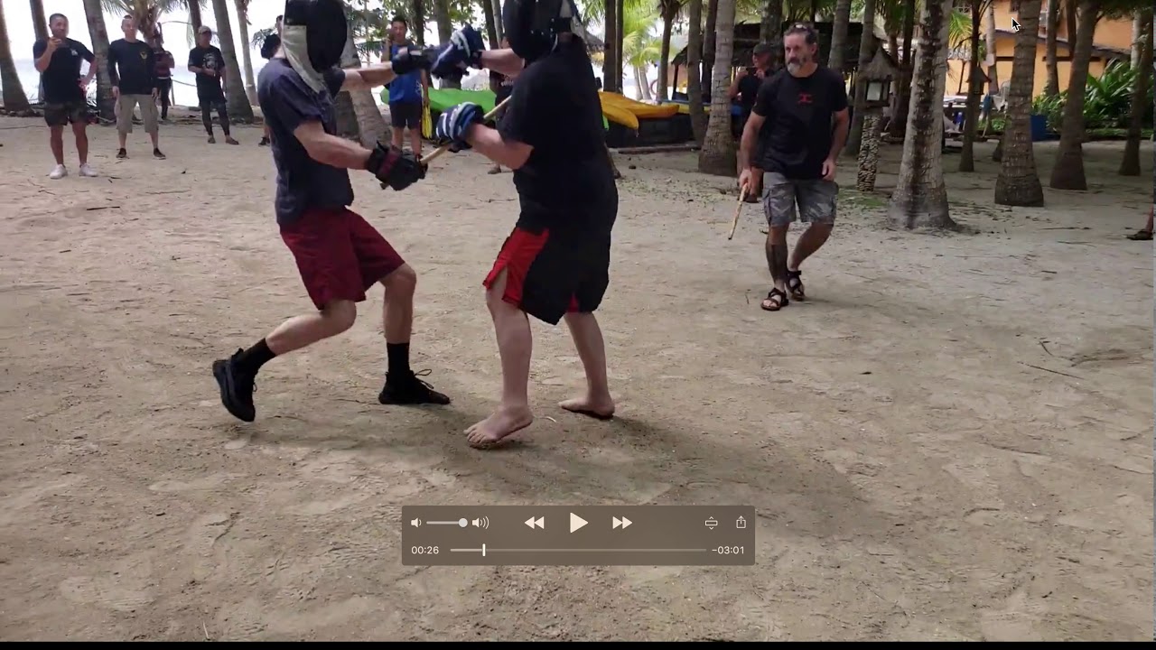 Tuhon Philip Gelinas: Brilliant Trajectory Read on Much Younger Opponent!