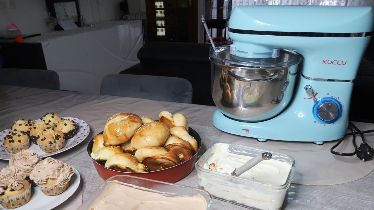 Je teste mon nouveau Robot pâtissier le Kuccu Robot patissier / Multifonction - 1200W - Bol 5.5L