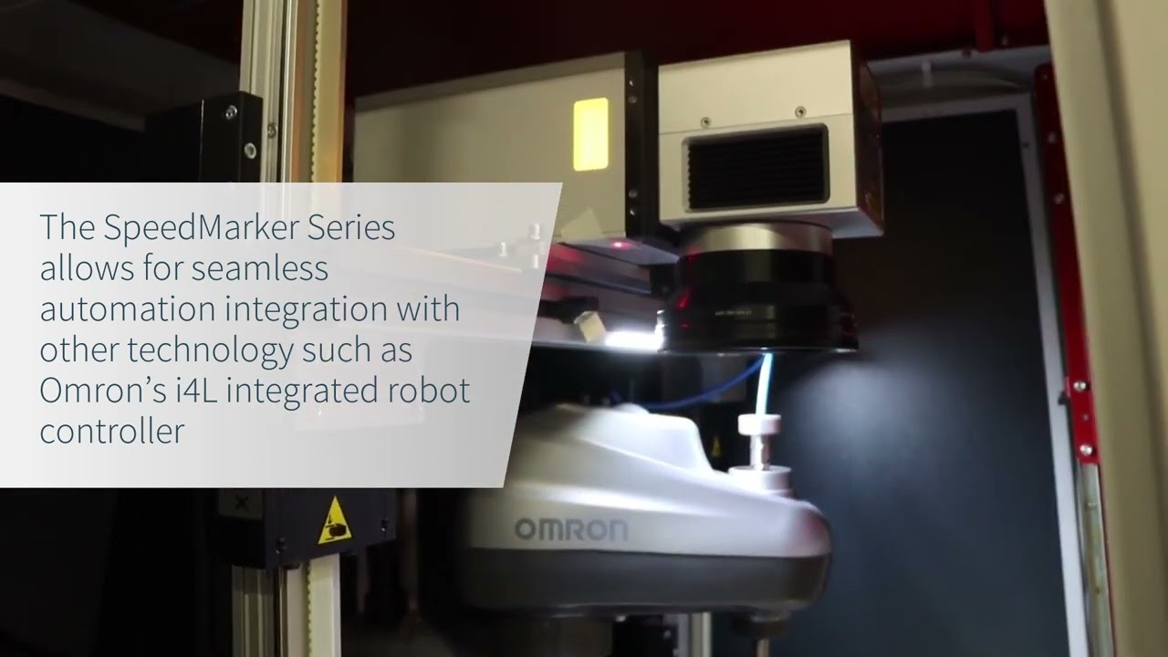 SpeedMarker 700 integrated with Omron i4L-350 robot