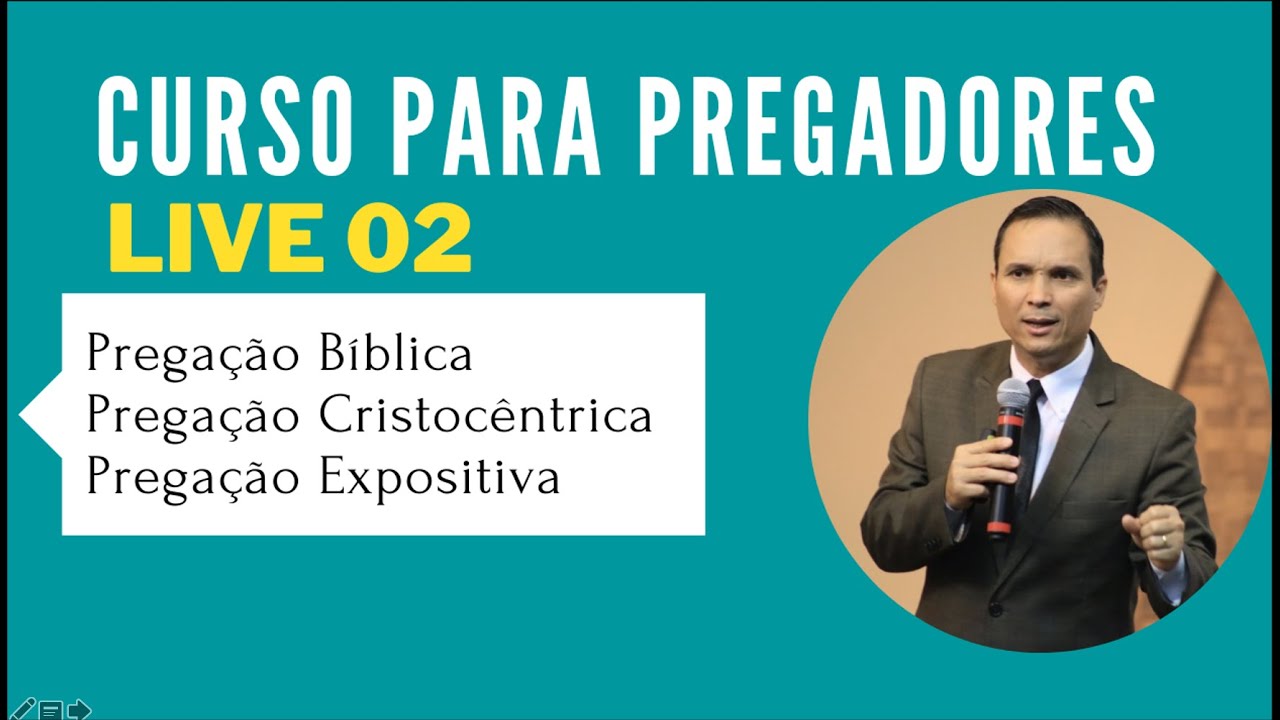 LIVE: CURSO PARA PREGADORES (Aula 2) / PR. ARILTON