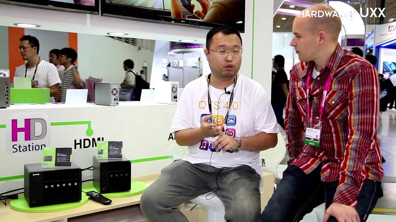 Hardwareluxx in Taipei - QNAP