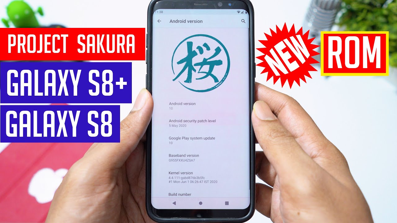 🌈Project Sakura ROM Android 10 for Samsung Galaxy S8 S8+ (4K)
