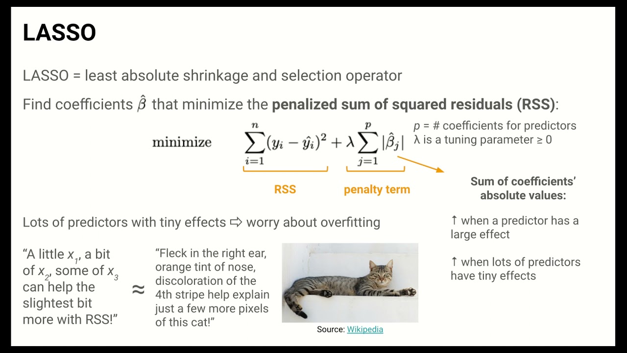 LASSO (Shrinkage/Regularization)