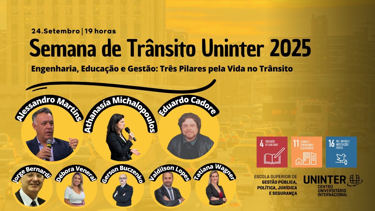 🚦 Semana de Trânsito Uninter 2025 🚦