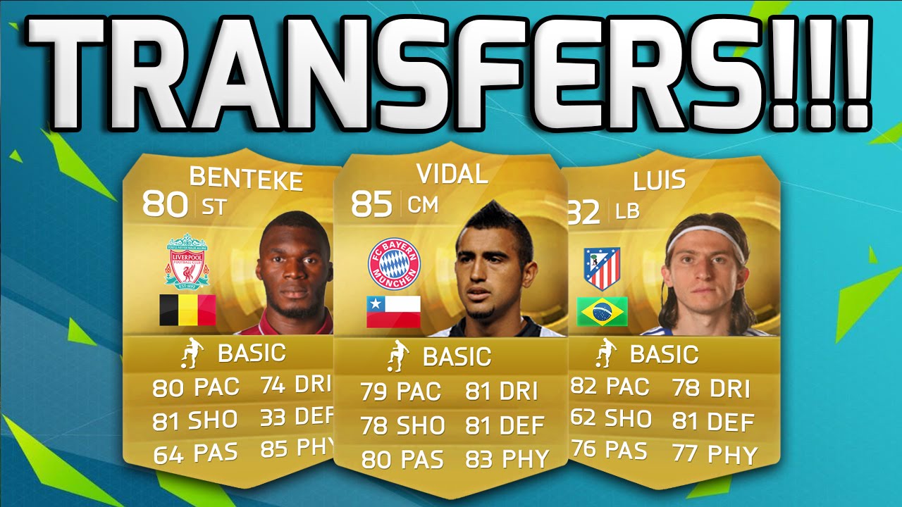 SUMMER TRANSFERS!! BAYERN VIDAL, LIVERPOOL BENTEKE & MORE! Transferred Players For Fifa 16