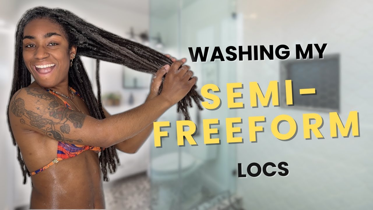UPDATED Wash Day + Maintenance For Semi-Freeform Locs | No Retwist