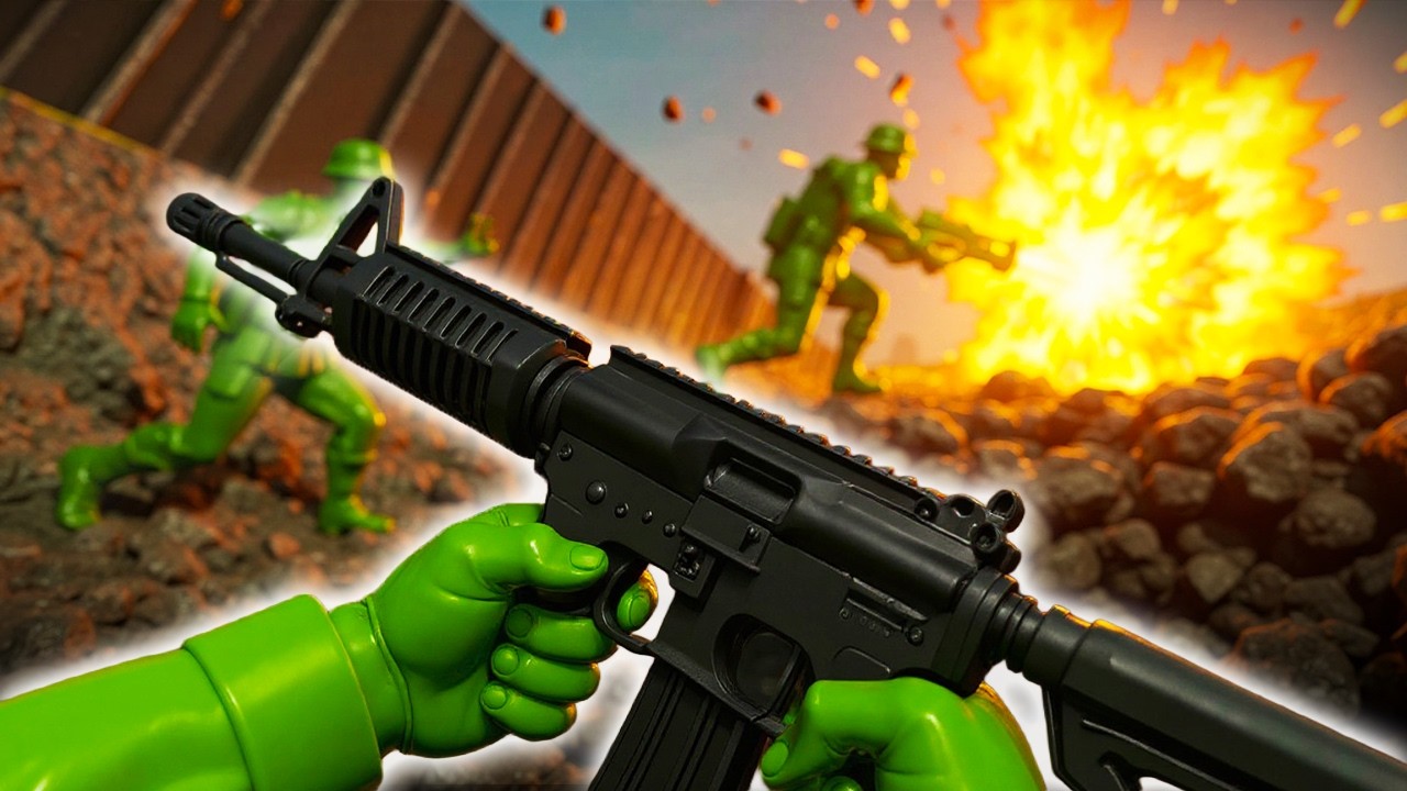 Surviving the TOY SOLIDER TRENCHES in VR