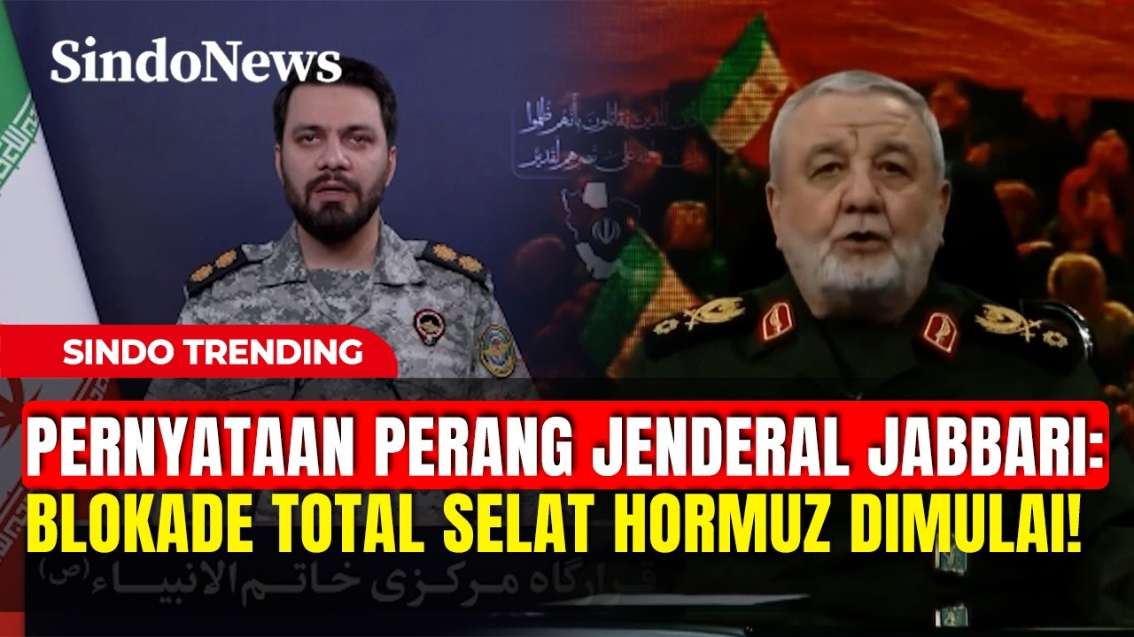 Pernyataan Perang Jenderal Jabbari: Blokade Total Selat Hormuz Dimulai! | Sindo Trending | 03/03