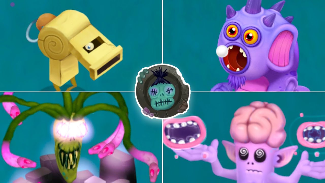 M'Duzza's Crypt - All Monsters Sounds & Animations - Full Song | MSM The Lost Landscapes