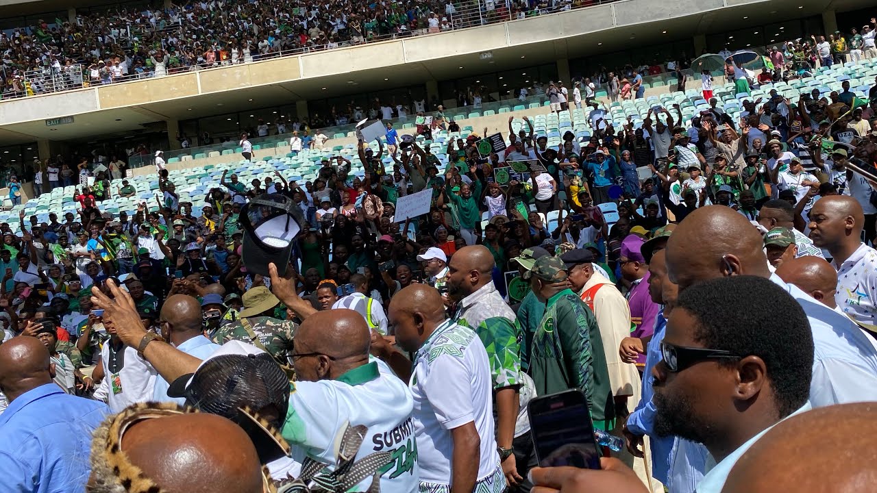 President Jacob Zuma Arrival at Mose Mabhida Stadium 15 December 2024