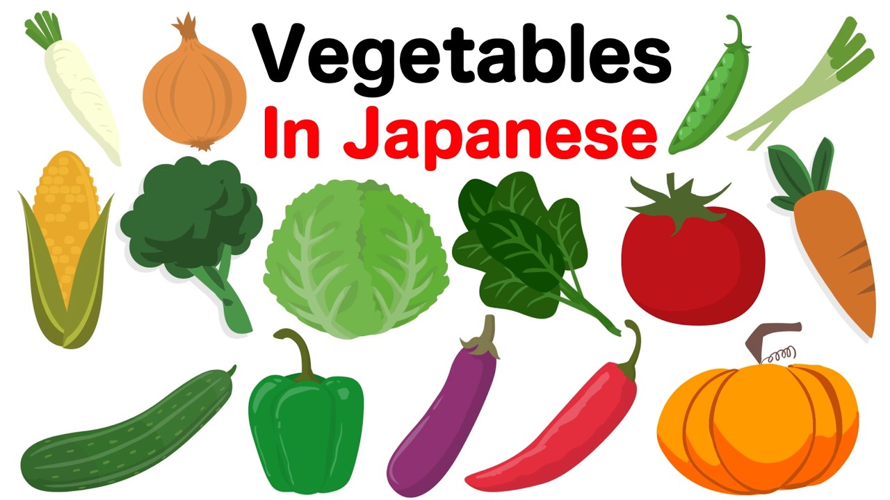 Vegetable Names in Japanese