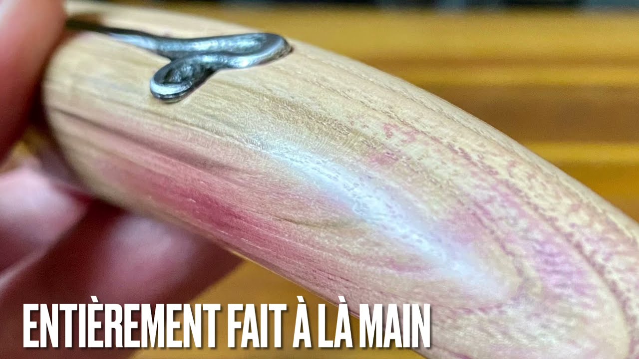 Piémontais Un pliant à friction forgé en lame carbone xc75 Emmanuel robuchon 👍😁