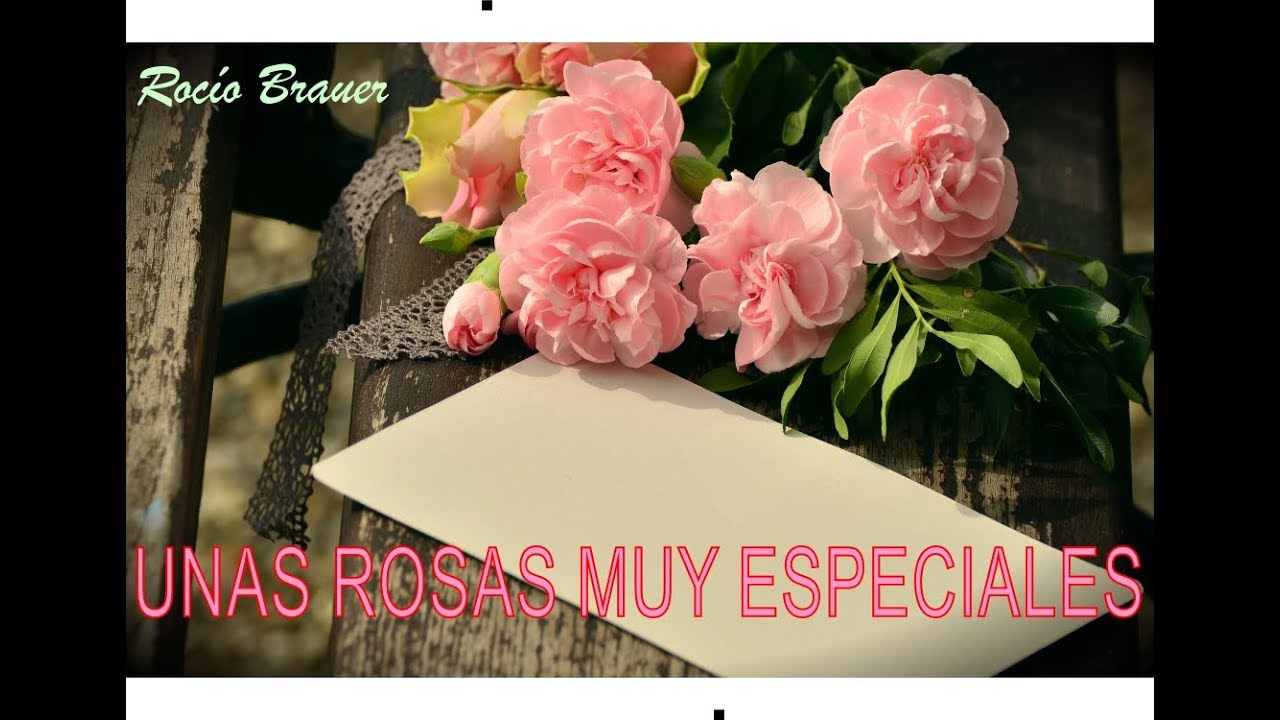 ROCÍO BRAUER- UNAS ROSAS MUY ESPECIALES