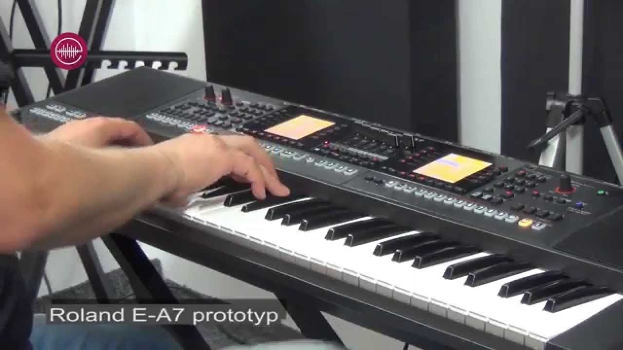 Roland E-A7 شرح ستايل ميكسر