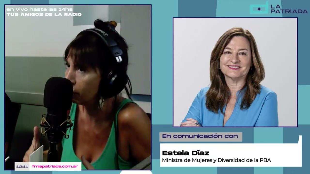 Estela Díaz conversó con el equipo de Tus Amigos de la Radio en la previa al 8M | FM La Patriada