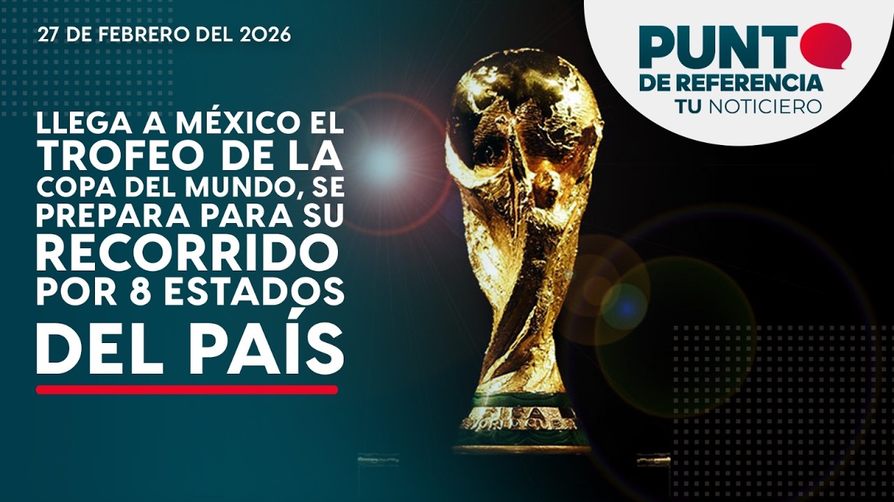 Llega a México el trofeo de la Copa del Mundo, se prepara para su recorrido por 8 estados del país