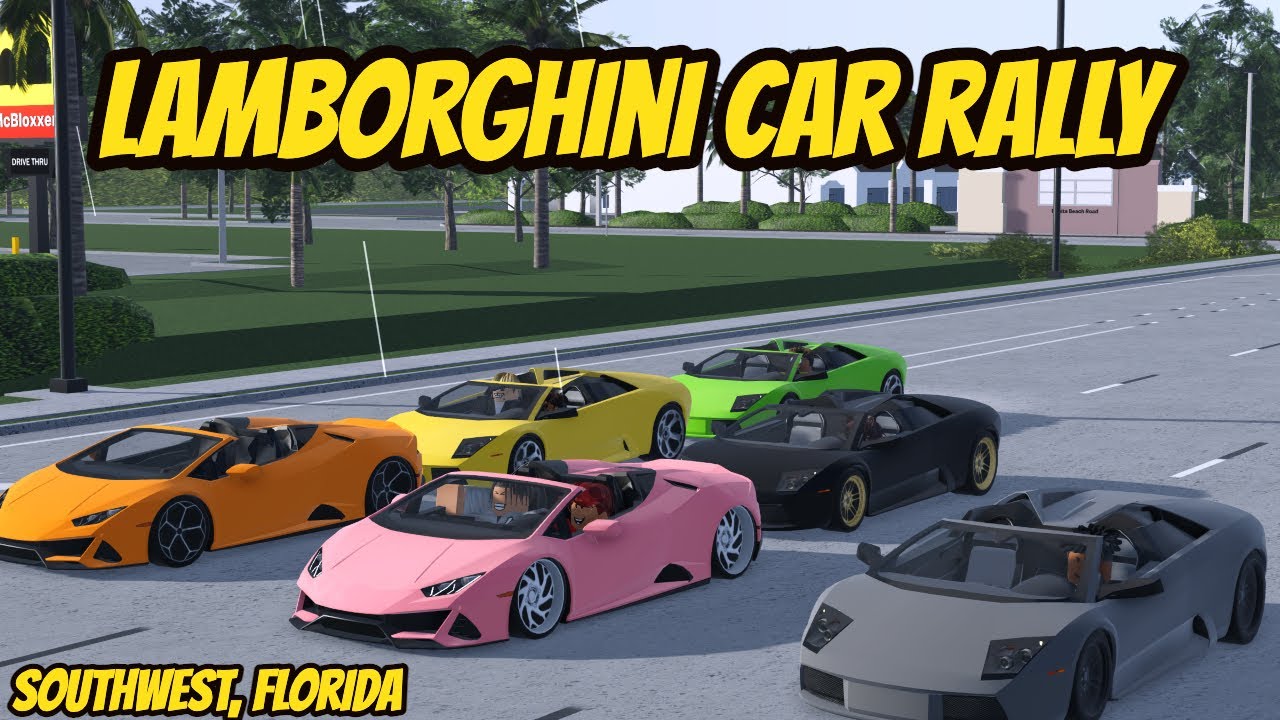 Southwest Florida Roblox l Exotic Car Rally *NEW CAR UPDATE* Rp