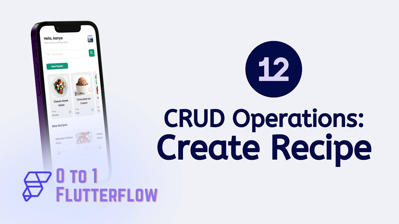 Ch.12 | 0 to 1 Flutterflow: Creating Data