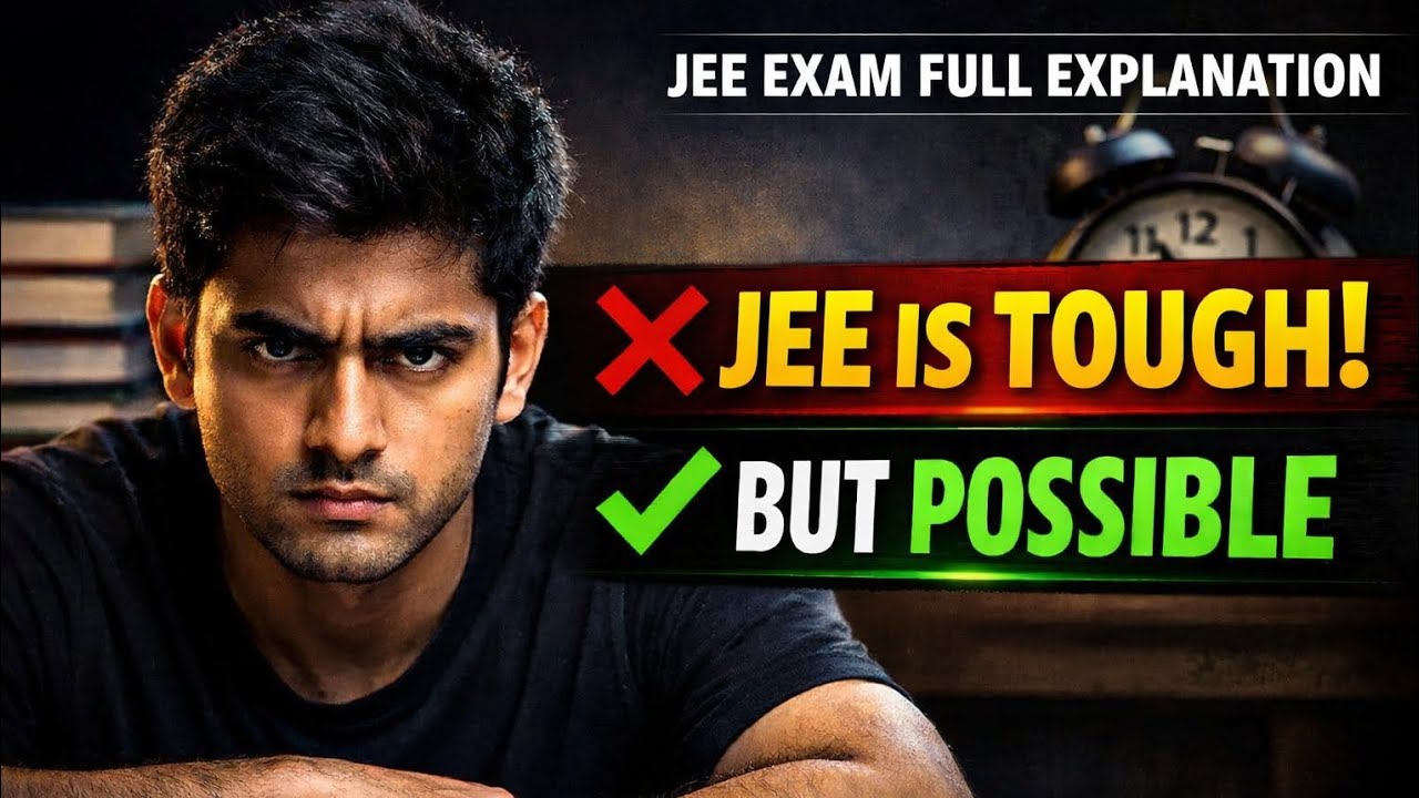 JEE is Tough ? | JEE Exam Full Explanation & Reality