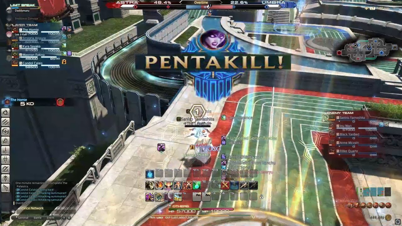 FF14 NINJA PVP PENTAKILL