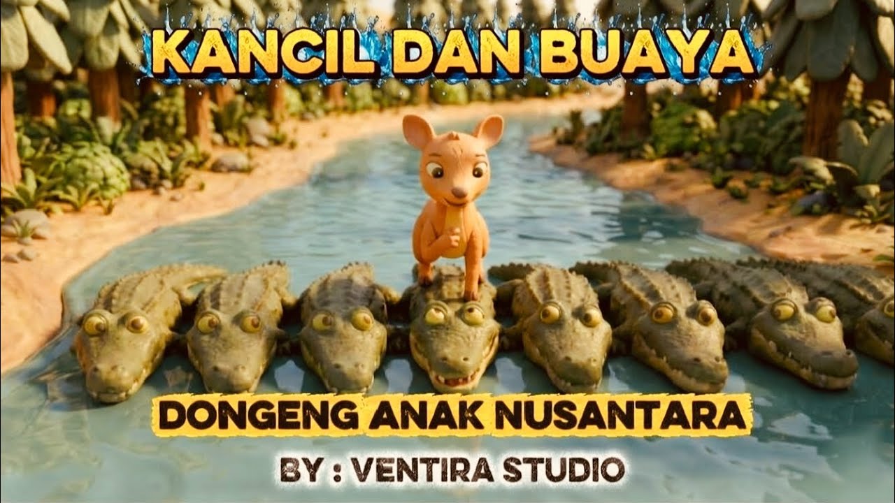 Kancil Dan Buaya | Dongeng Anak Nusantara By Ventira Studio