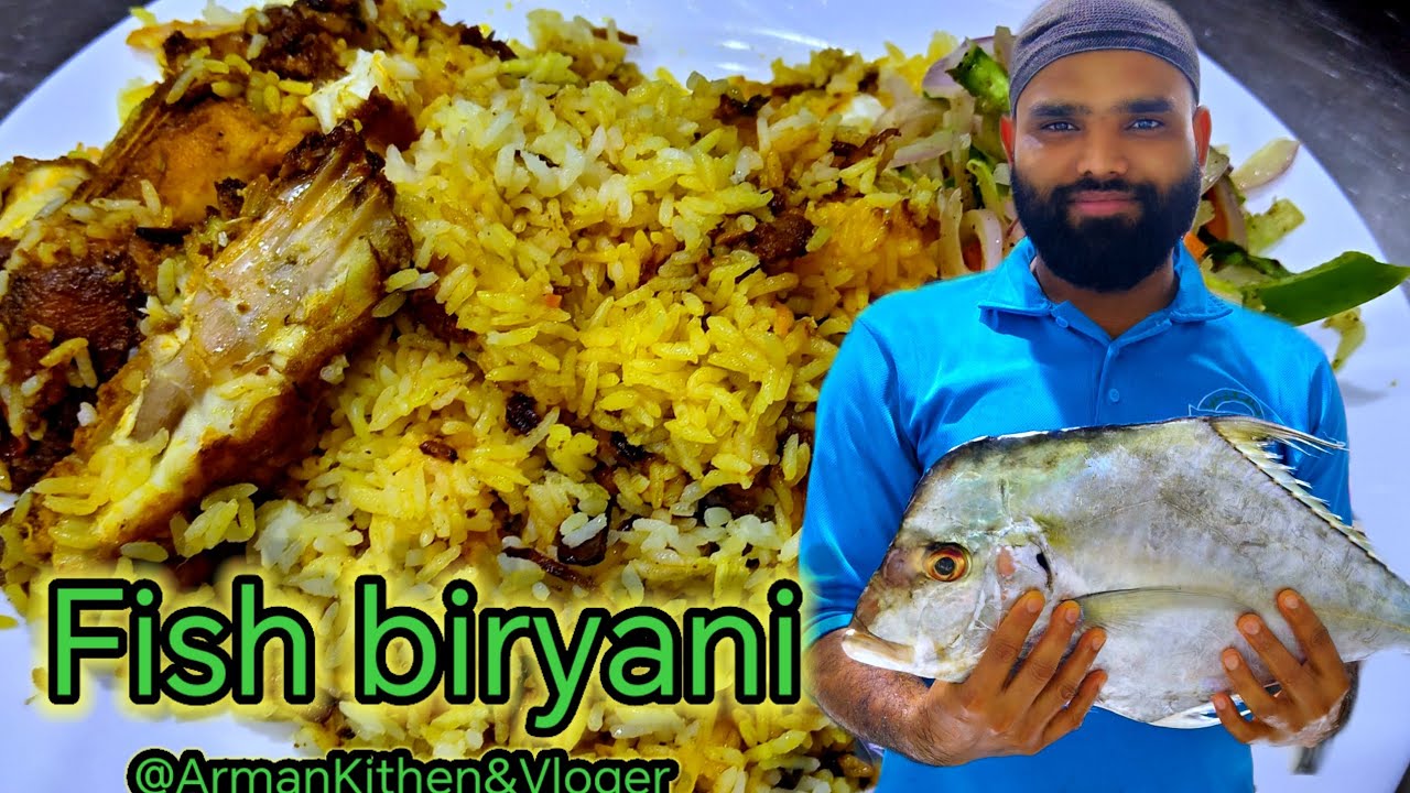 Fish biryani #cooking #newrecipes# @#ArmanKithen&Vloger 
