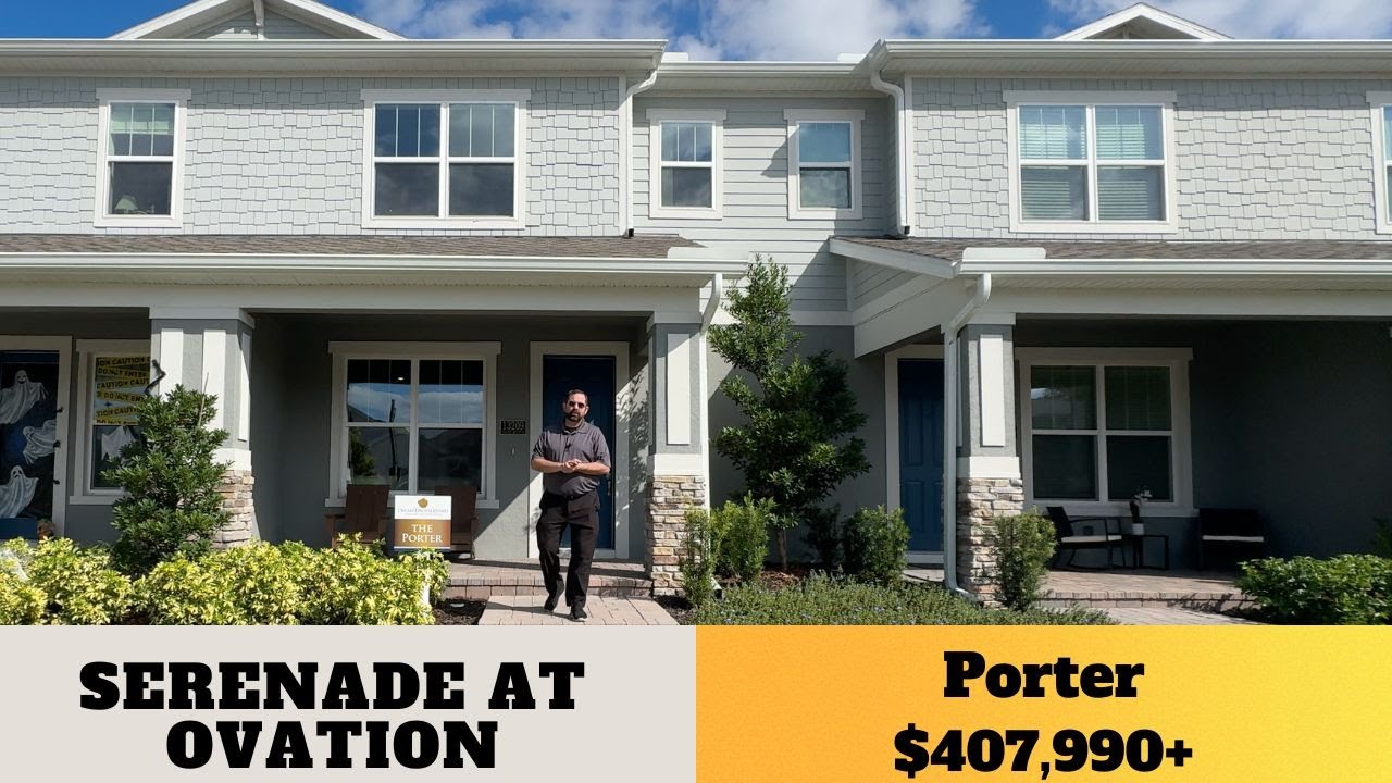 Dream Finders Homes, Serenade at Ovation, Porter Model, Winter Garden, Florida