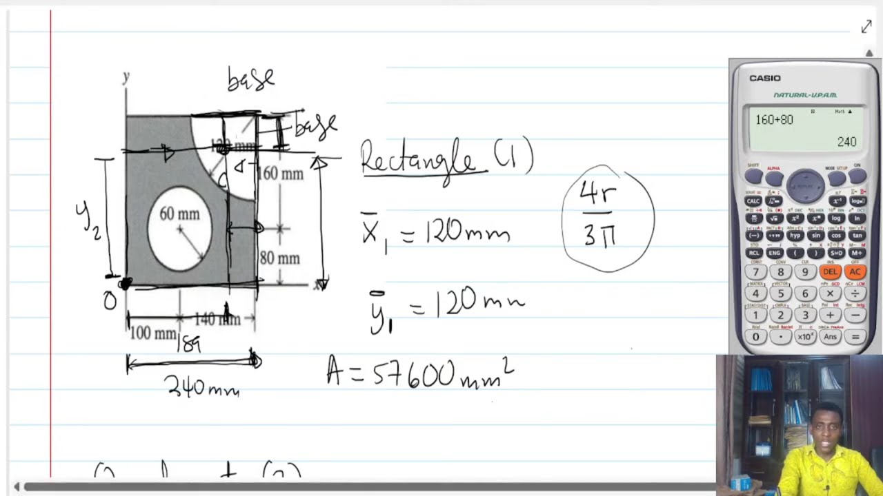 Centroid of areas, Problem 2