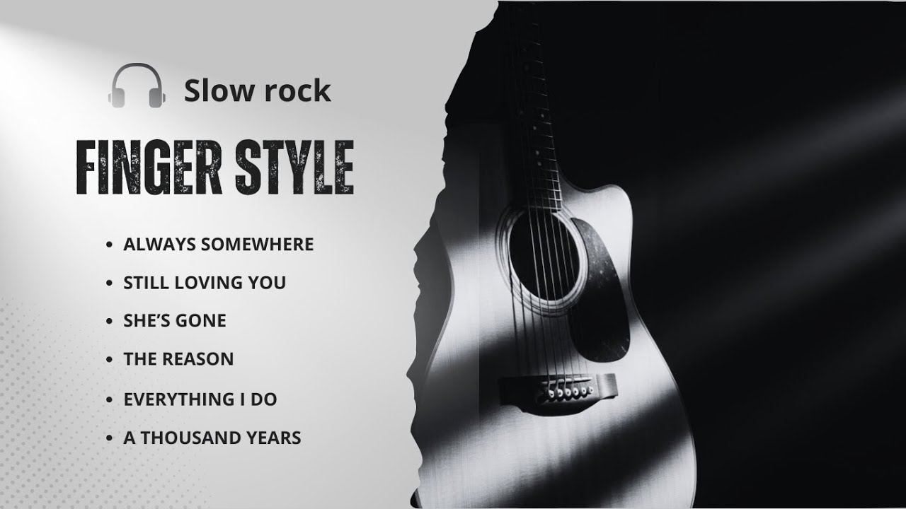 Legendary Slow Rock 80s | Soul-Touching Fingerstyle Acoustic Guitar Classics