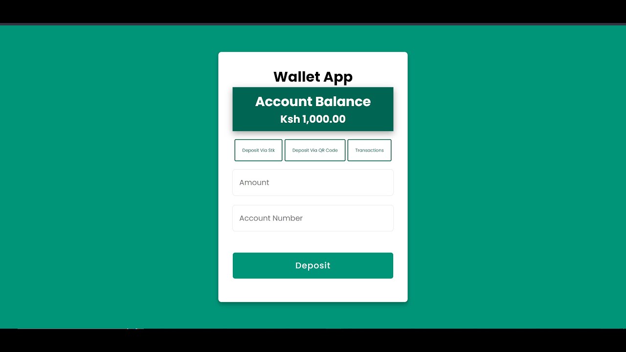 Building a Wallet App With Html, Css , jsand PHP
