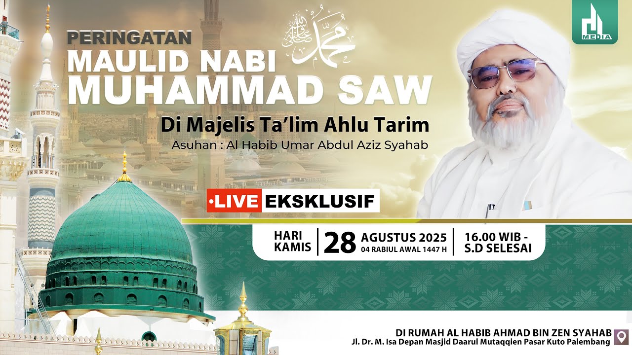 [LIVE] Peringatan Maulid Nabi Muhammad SAW 1447 H di Majelis Ahlu Tarim