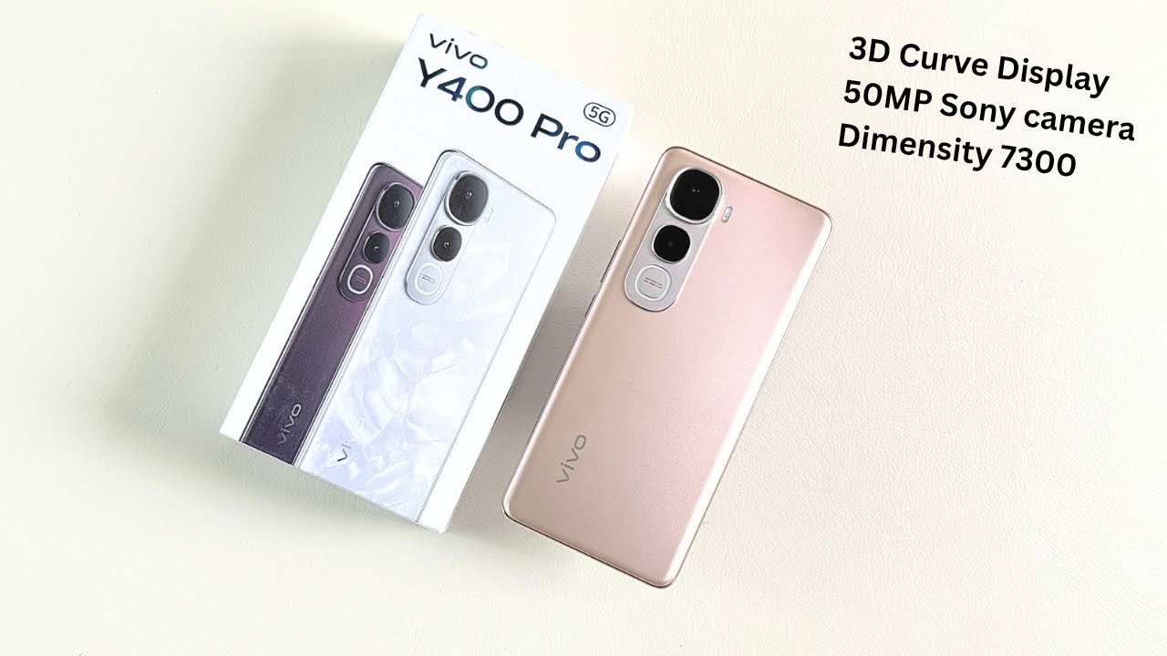Vivo Y400 Pro 5g Unboxing and Review | 120Hz AMOLED Curve Display | 5500 mAh | 90W Fast Charging