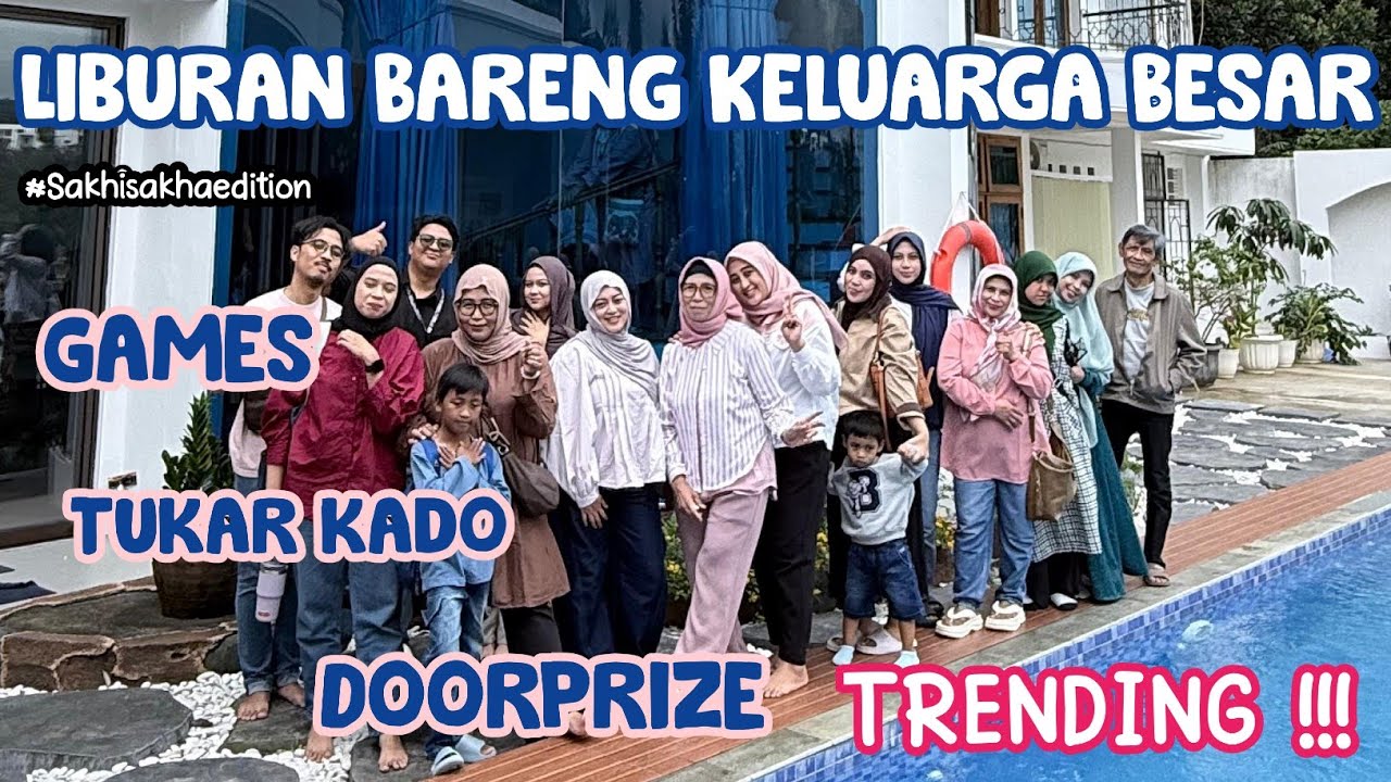 Vlog 106 : Liburan Akhir Tahun Isinya Happy Semua #sakhisakha #fyp #liburan #family #bandung 