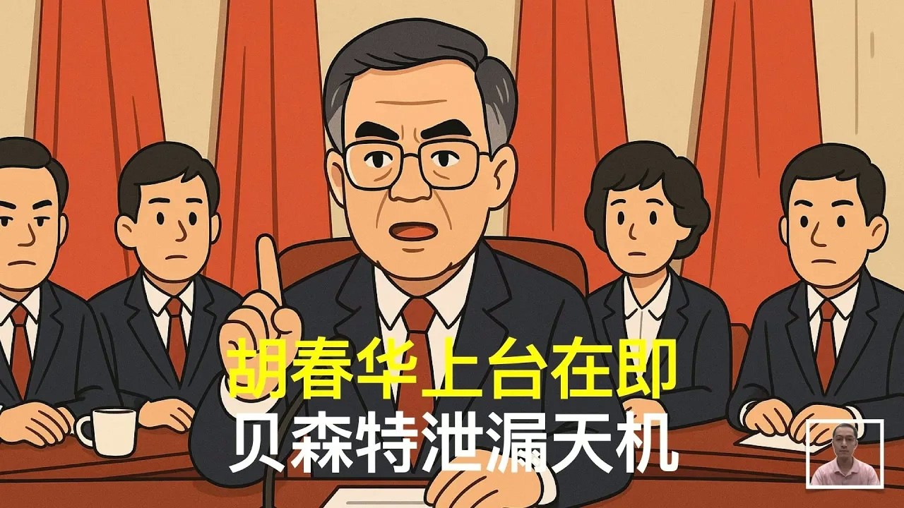 胡春华上台在即，贝森特泄露天机｜胡锦涛｜温家宝｜张又侠