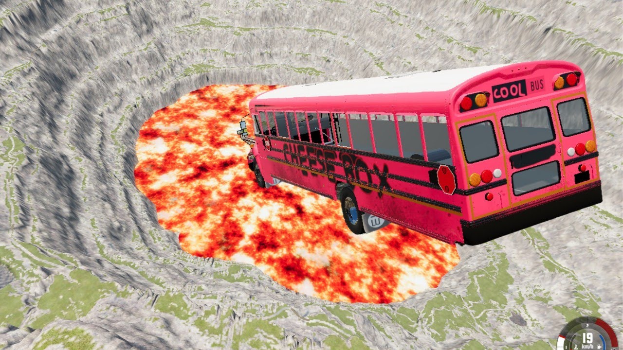 BeamNG.Drive #20 Leap Of Death Car Jumps and Falls Crashes