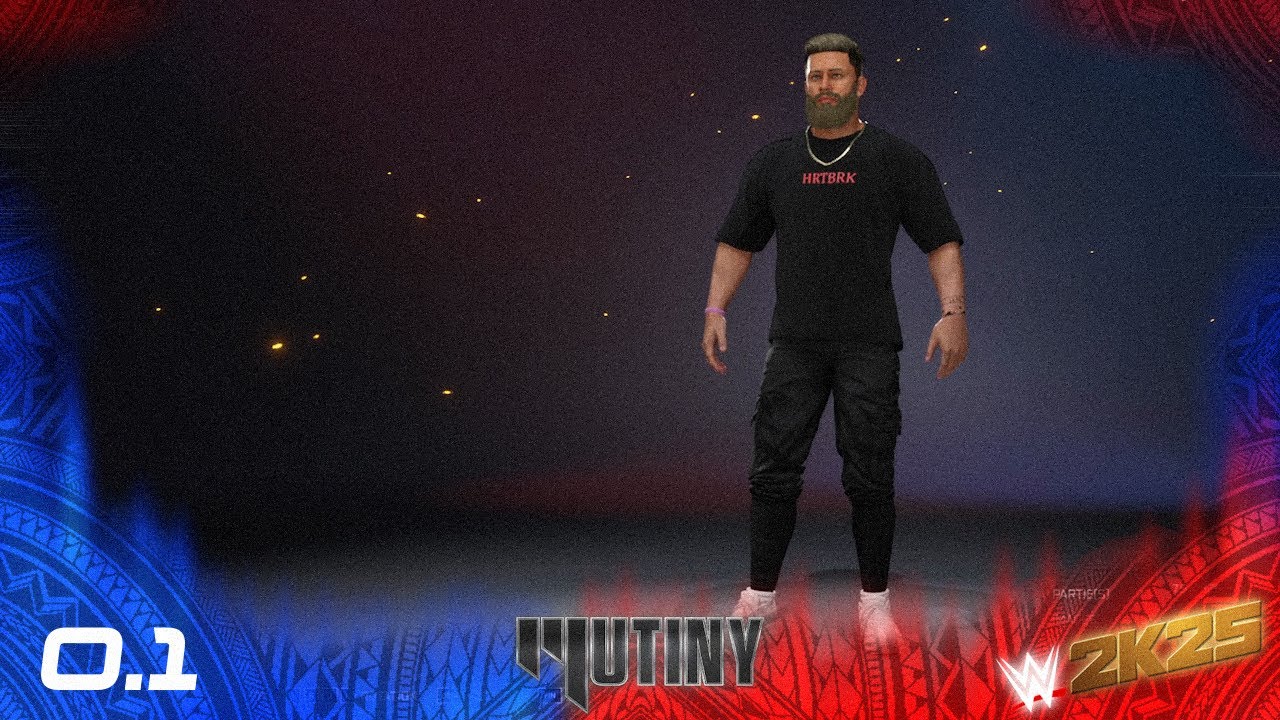 Création du personnage de Kevin San 🖌️ | WWE 2K25 MyRise #0.1