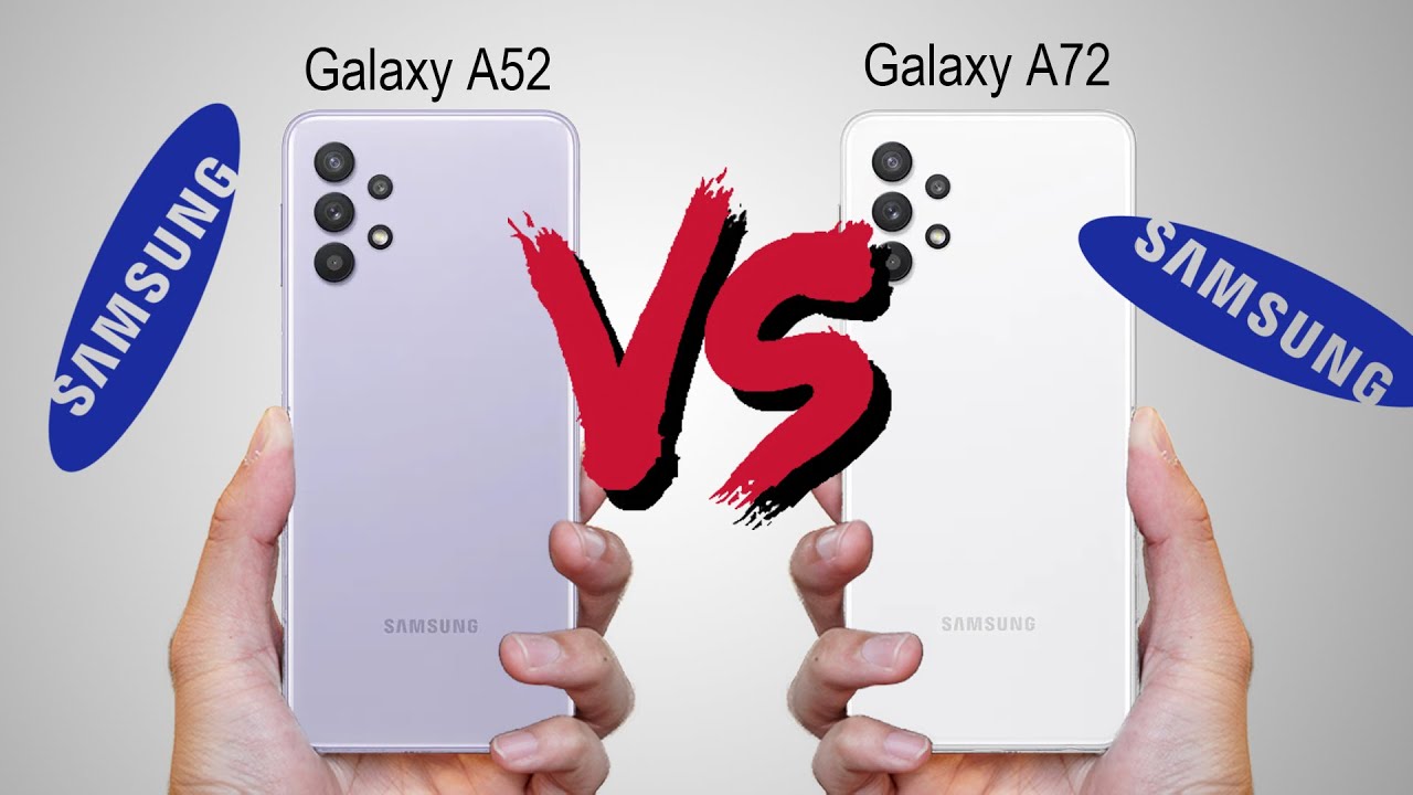 Samsung Galaxy A52 vs Samsung Galaxy A72 || Animated Comparison ||