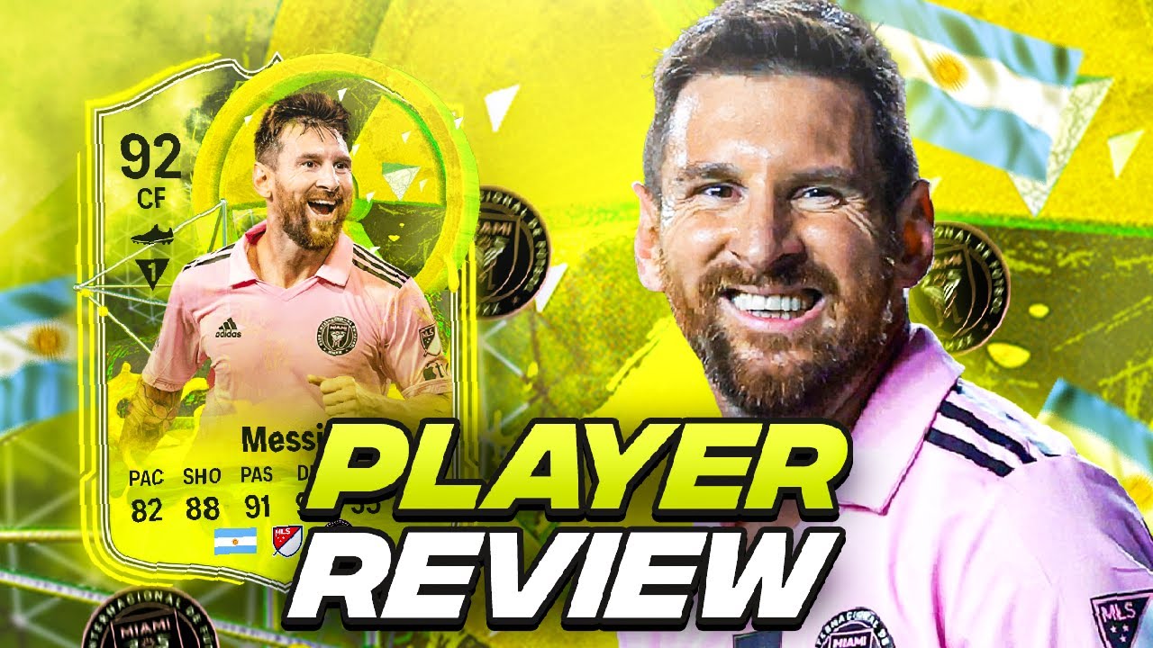 92 RADIOACTIVE MESSI PLAYER REVIEW! FC 24 ULTIMATE TEAM